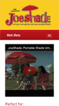 Mobile Screenshot of joeshade.com
